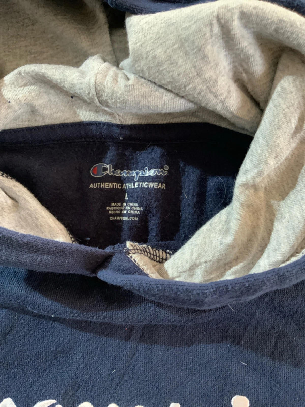 Champion hoodie junior large