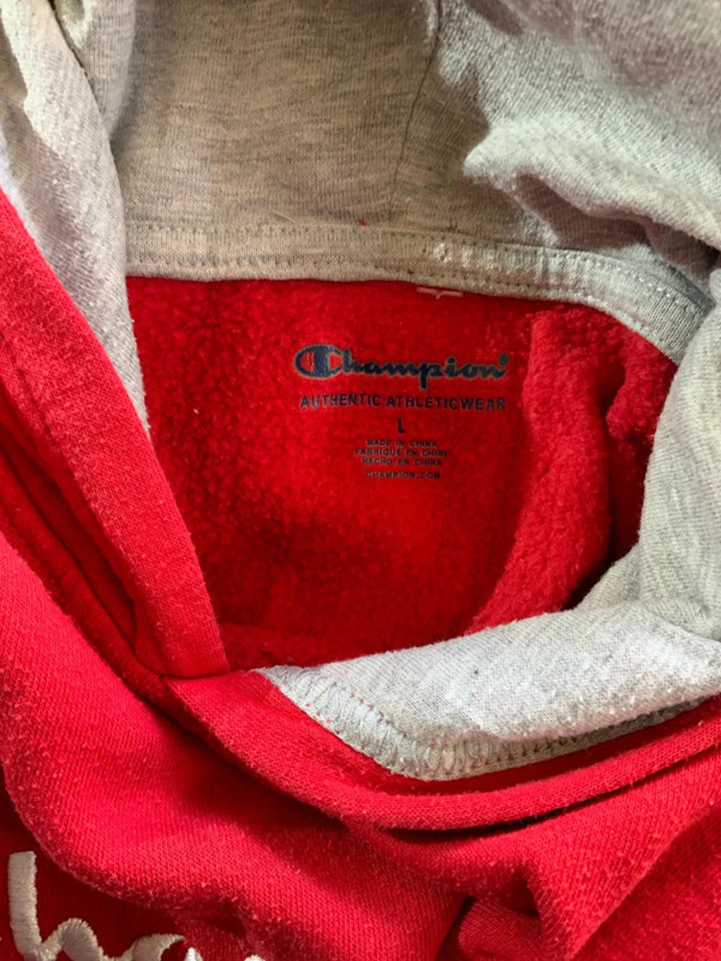 Champion hoodie large kids