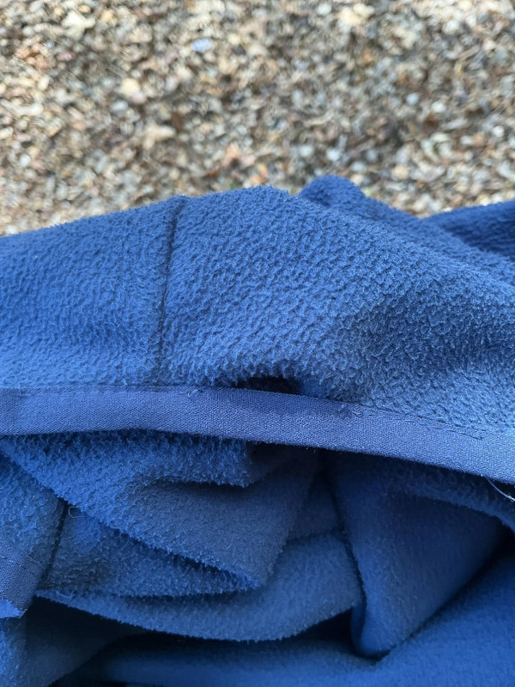 The North Face Men's Fleece Half Zip XL Blue Good Condition