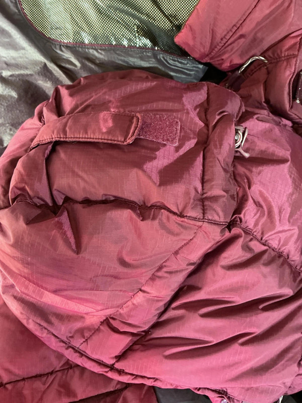 Columbia Women's Down Puffer Jacket Omni-Heat Small Burgundy Purple