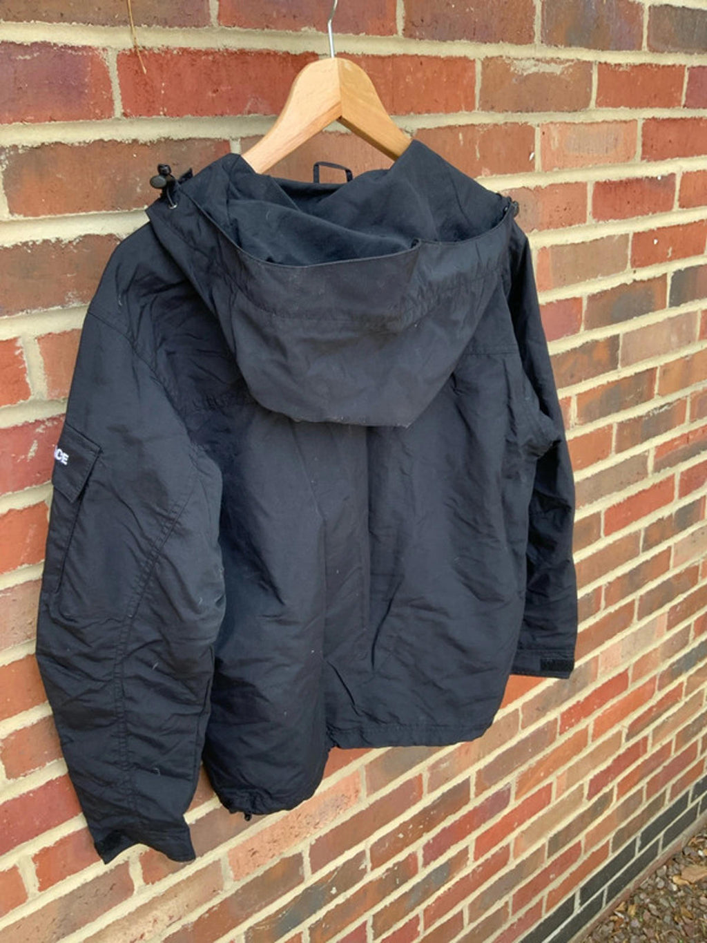 The North Face Black Waterproof Hooded Jacket Size Xs Outdoor Coat