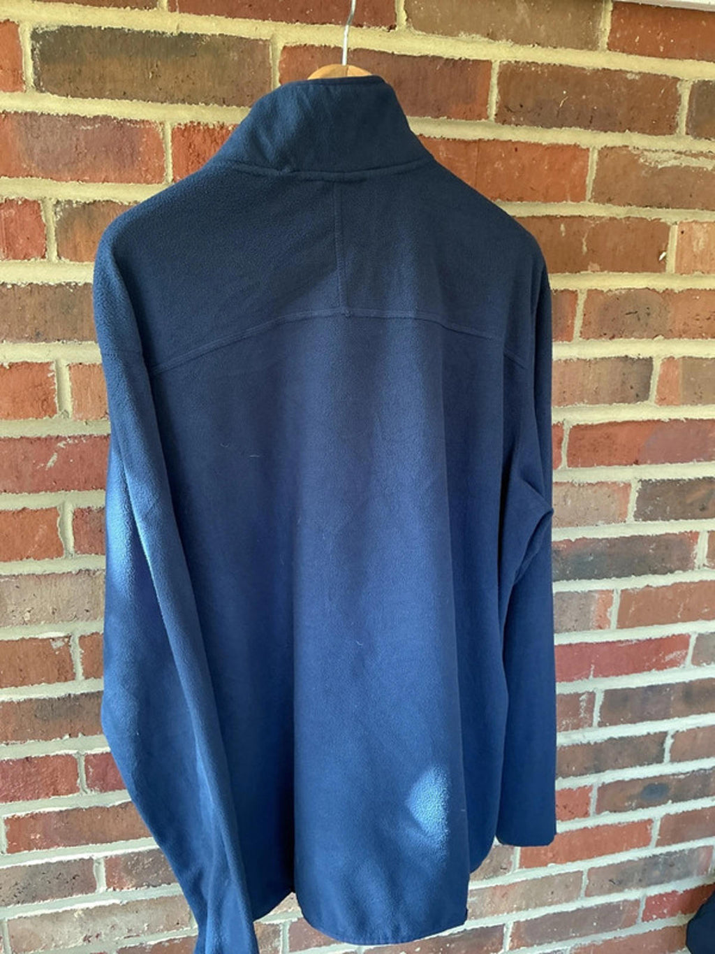 The North Face Men's Fleece Half Zip XL Blue Good Condition