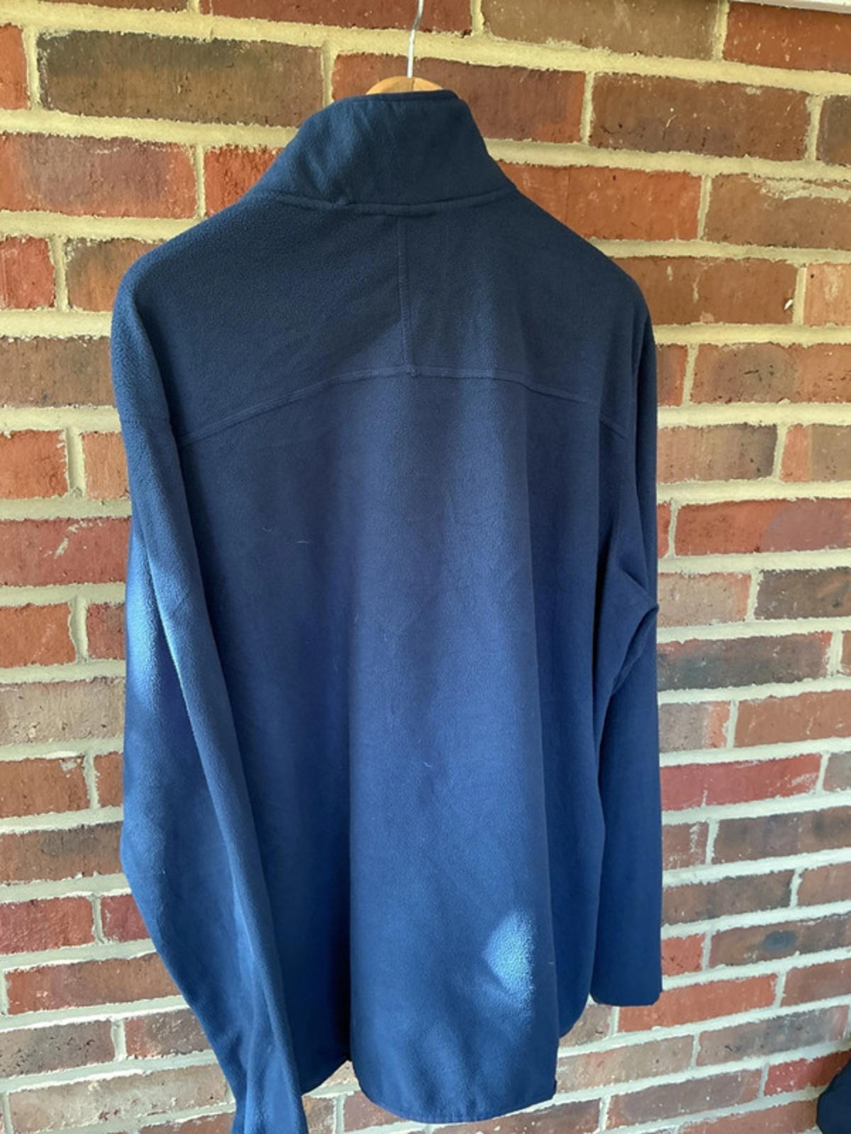The North Face Men's Fleece Half Zip XL Blue Good Condition