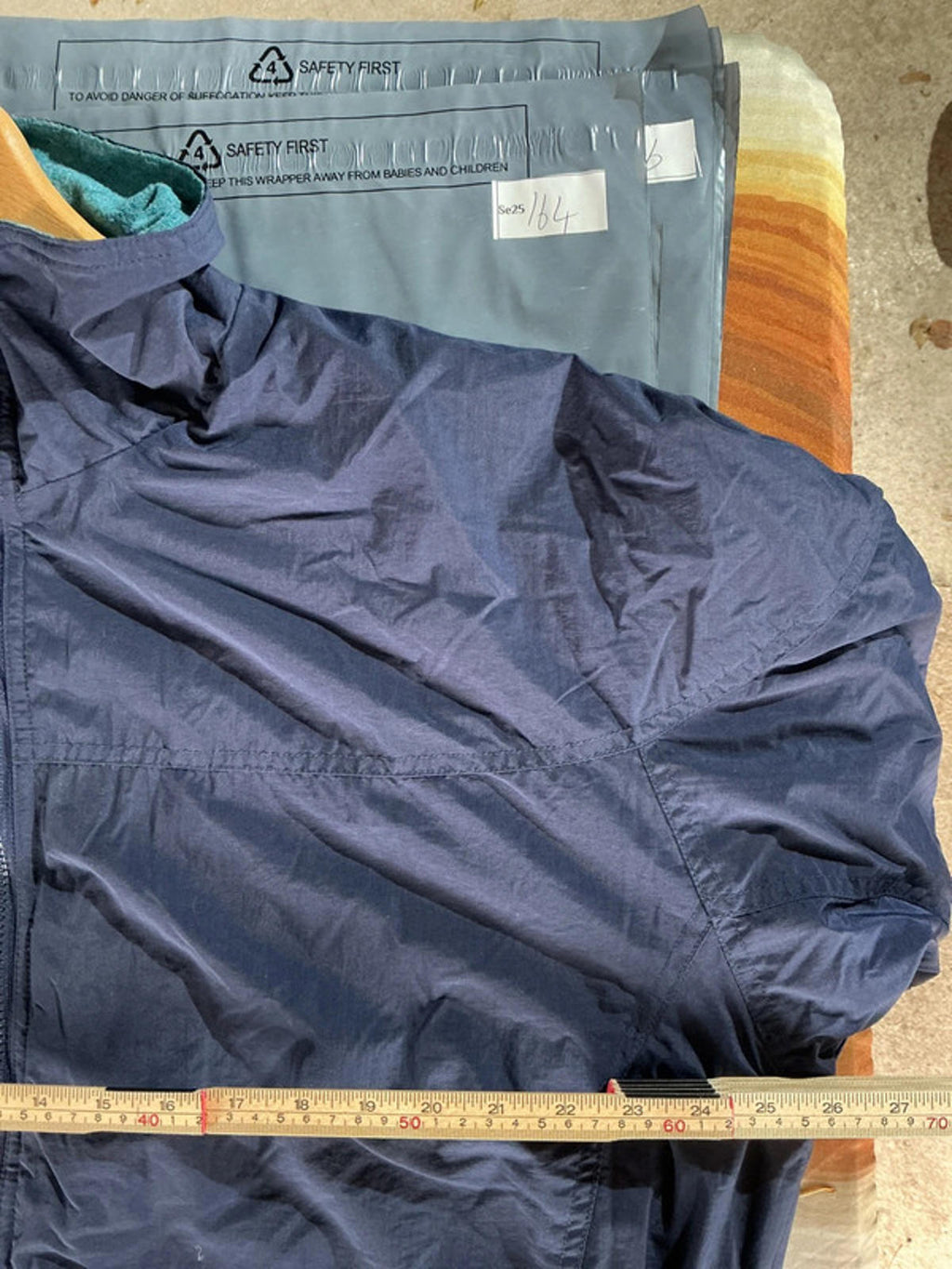 Columbia Women's Extended Size 1X Navy Blue Fleece Lined Jacket
