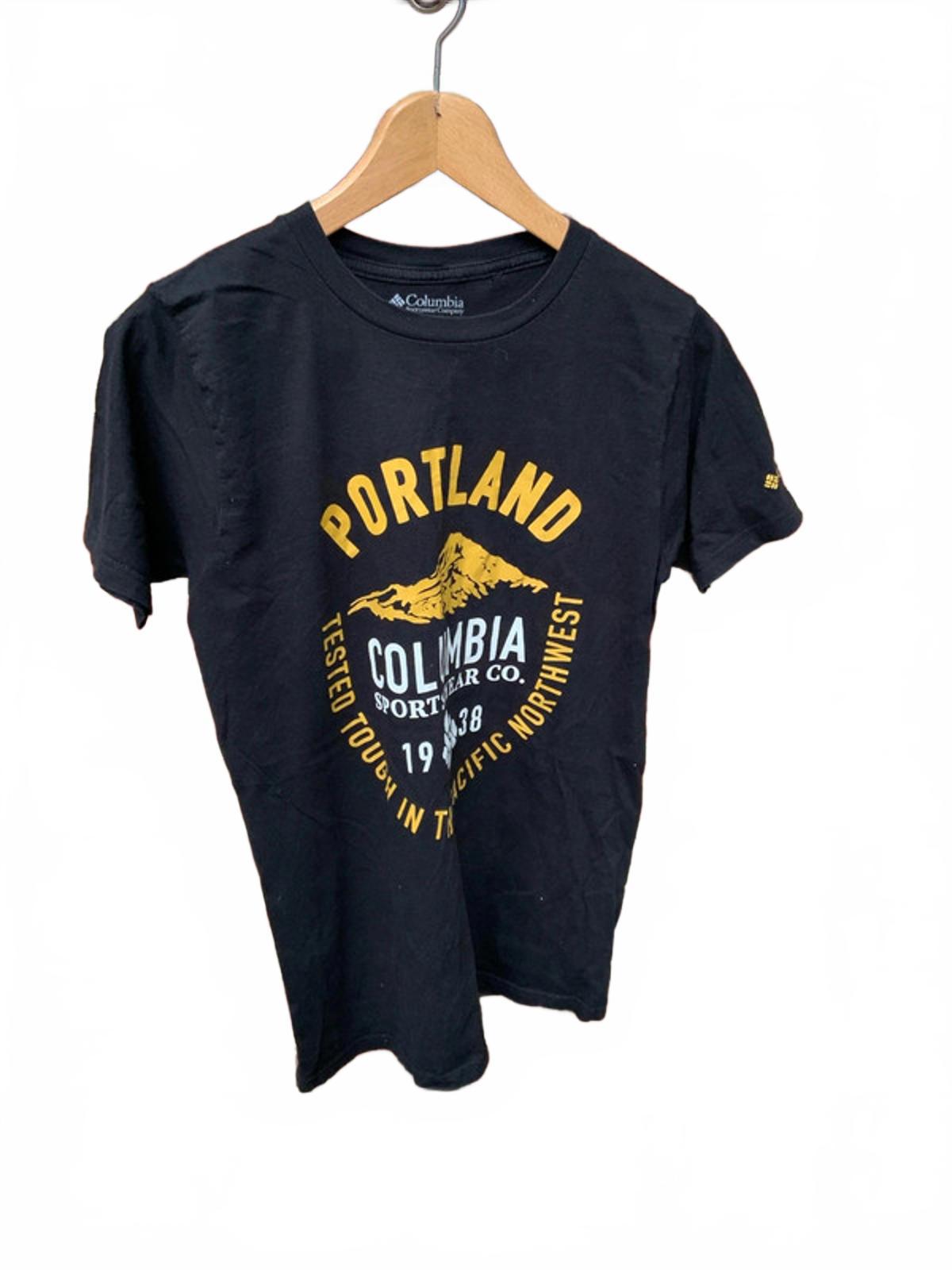 Columbia Sportswear Company Black Portland Graphic T-Shirt Size S