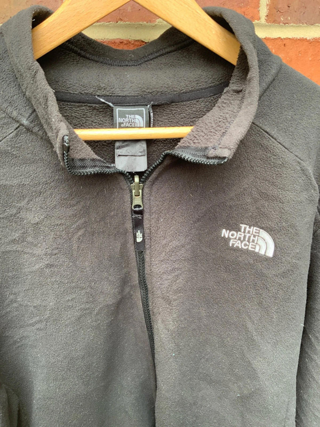 The north face full zip fleece medium