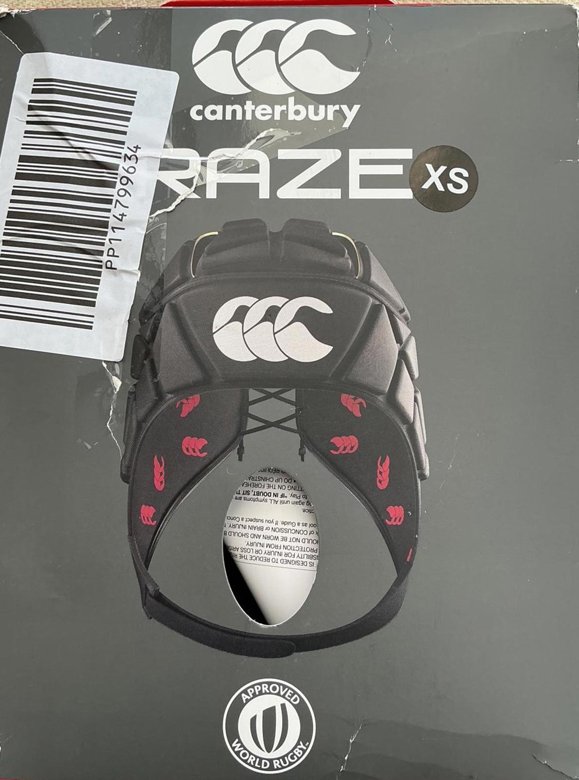 Canterbury Raze XS Rugby Headguard Helmet Size XS