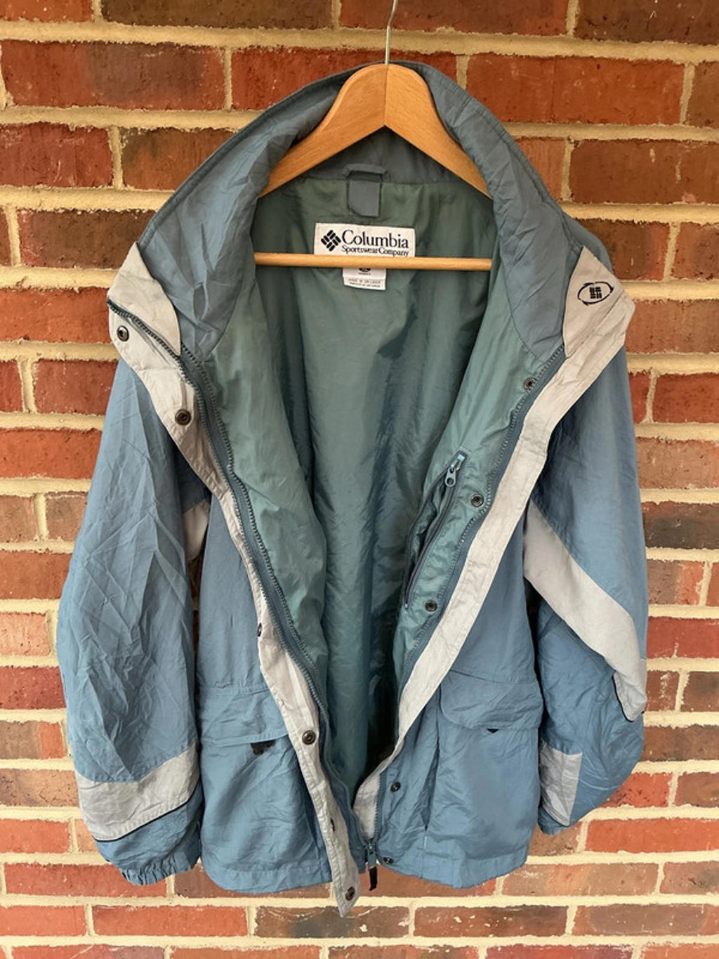 Columbia Sportswear Women's XL Lightweight Outdoor Jacket Light Blue