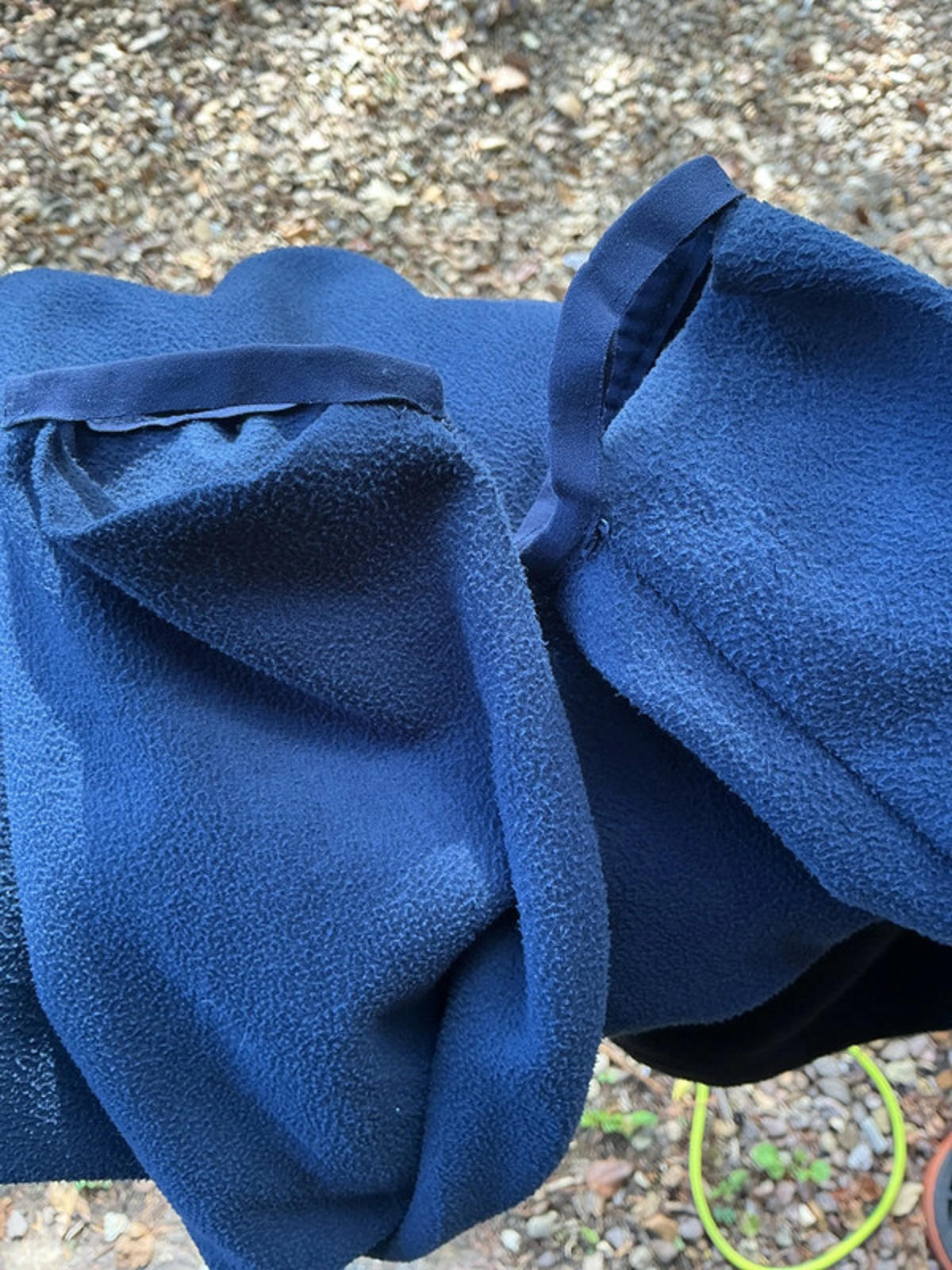 The North Face Men's Fleece Half Zip XL Blue Good Condition