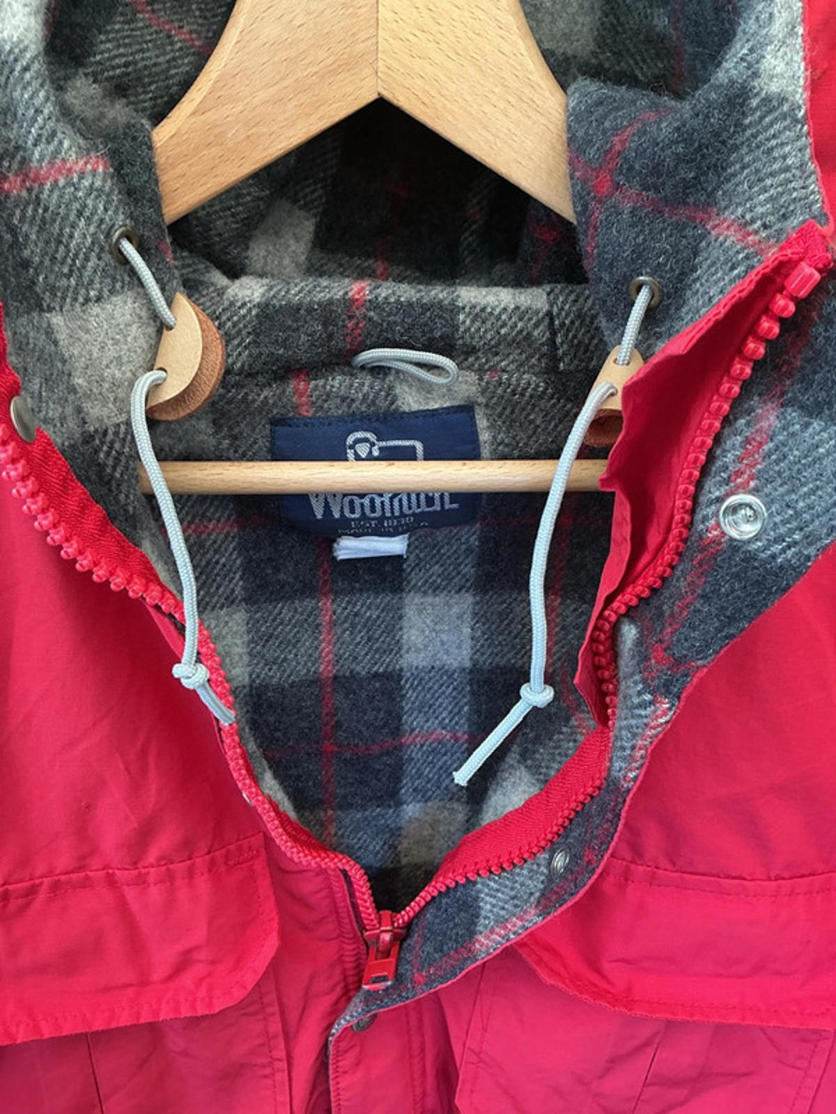 Woolrich lined raincoat medium