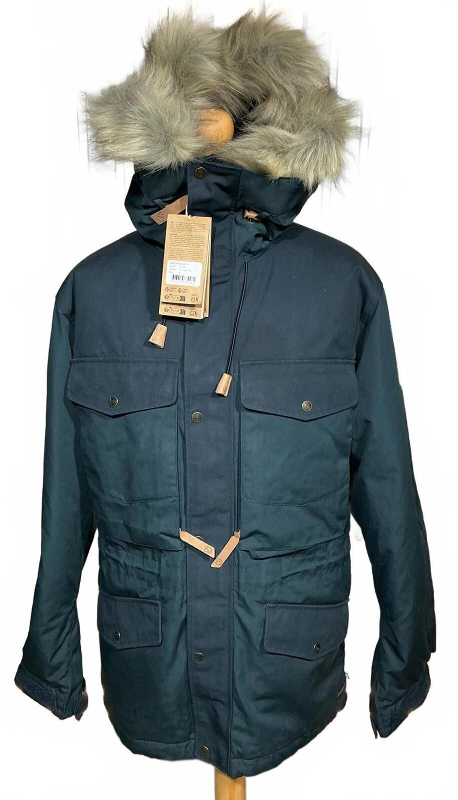 New Fjällräven Singi Men's Medium Hooded Down Parka Winter Jacket Waterproof