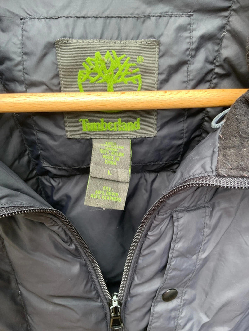 Timberland down jacket large