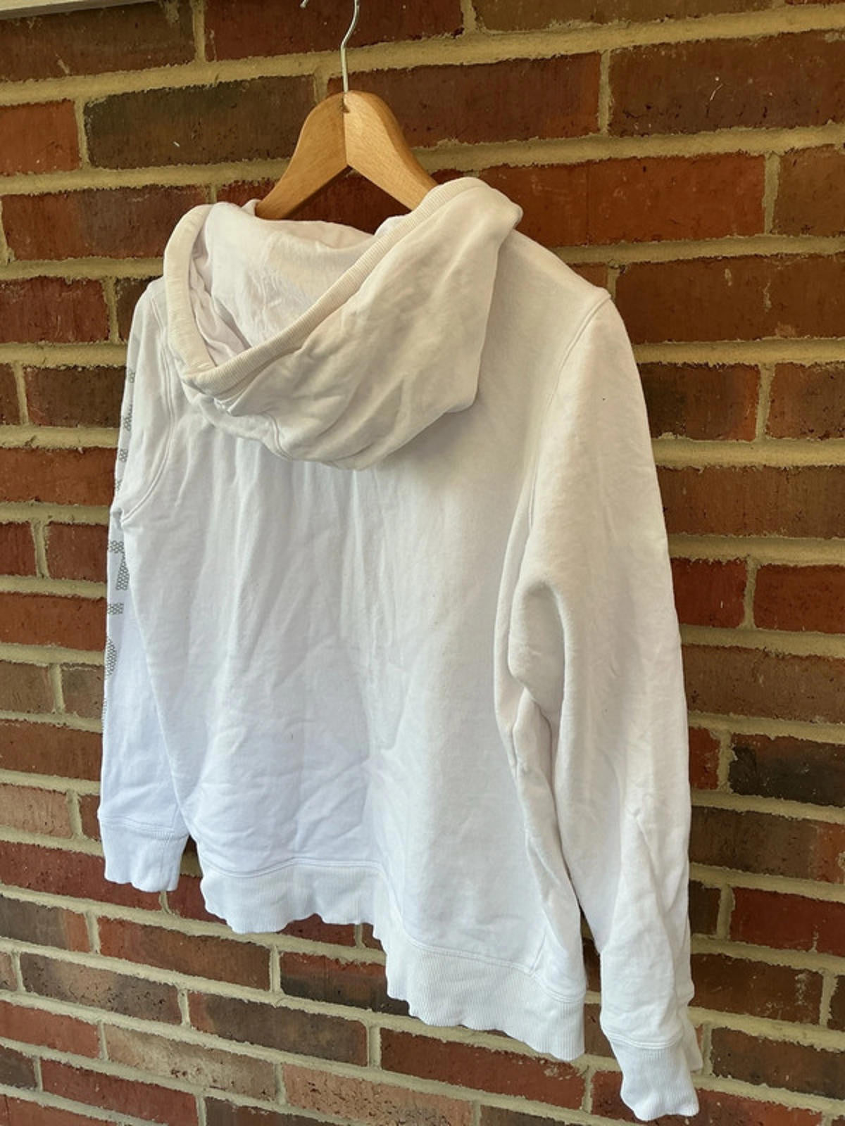 Tommy Hilfiger Sport White Zip-Up Hoodie Sweatshirt Size M Casual Wear