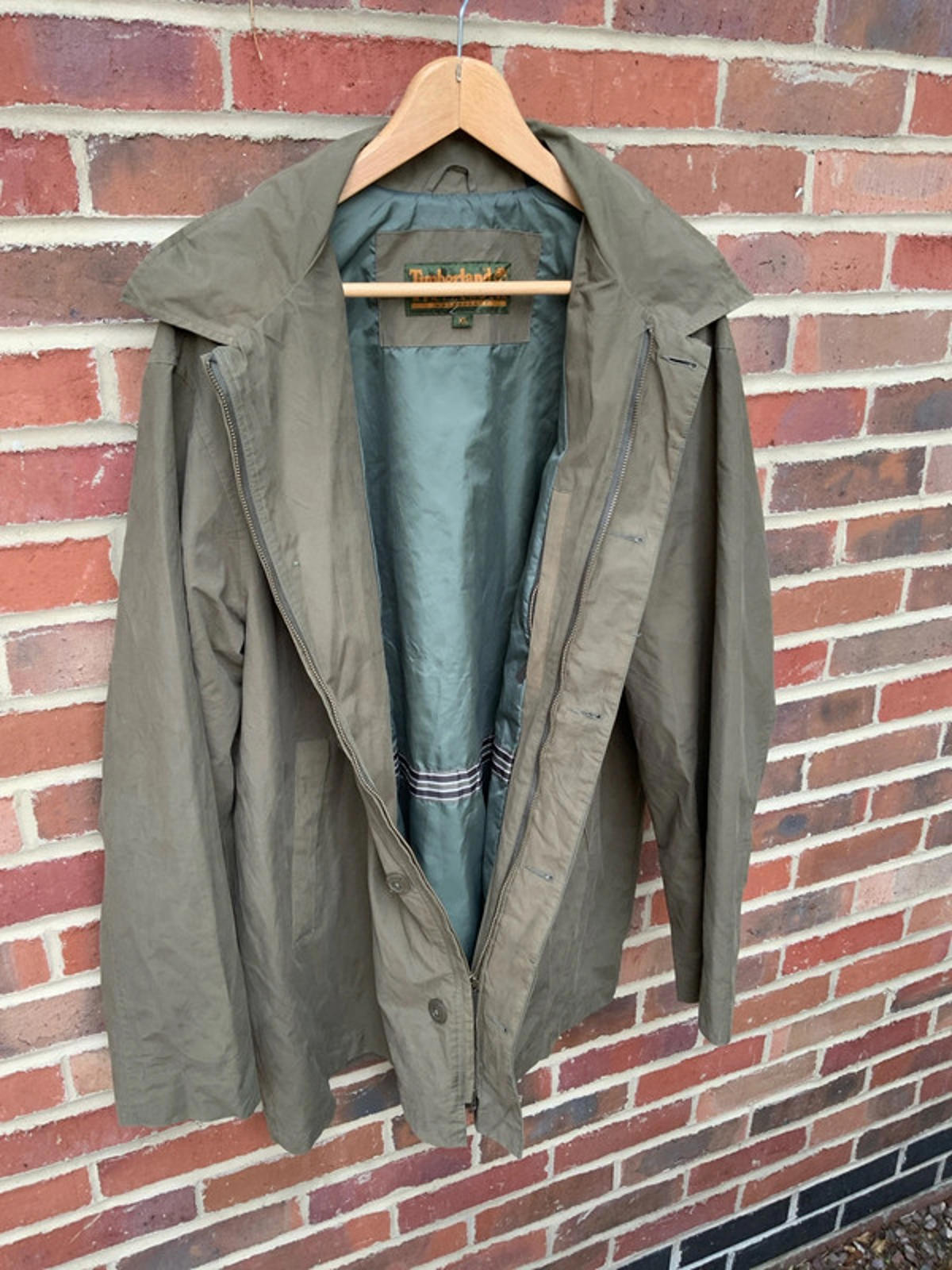 Timberland trench coat large