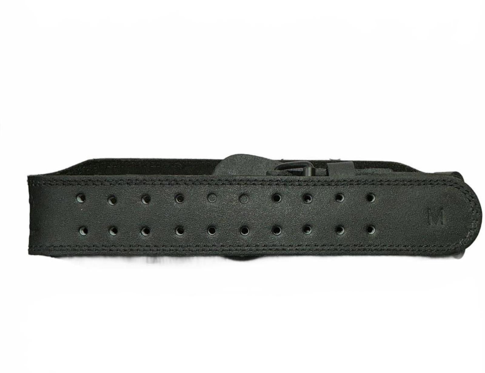 RDX Black Weightlifting Belt Size M Support Training Gym Fitness