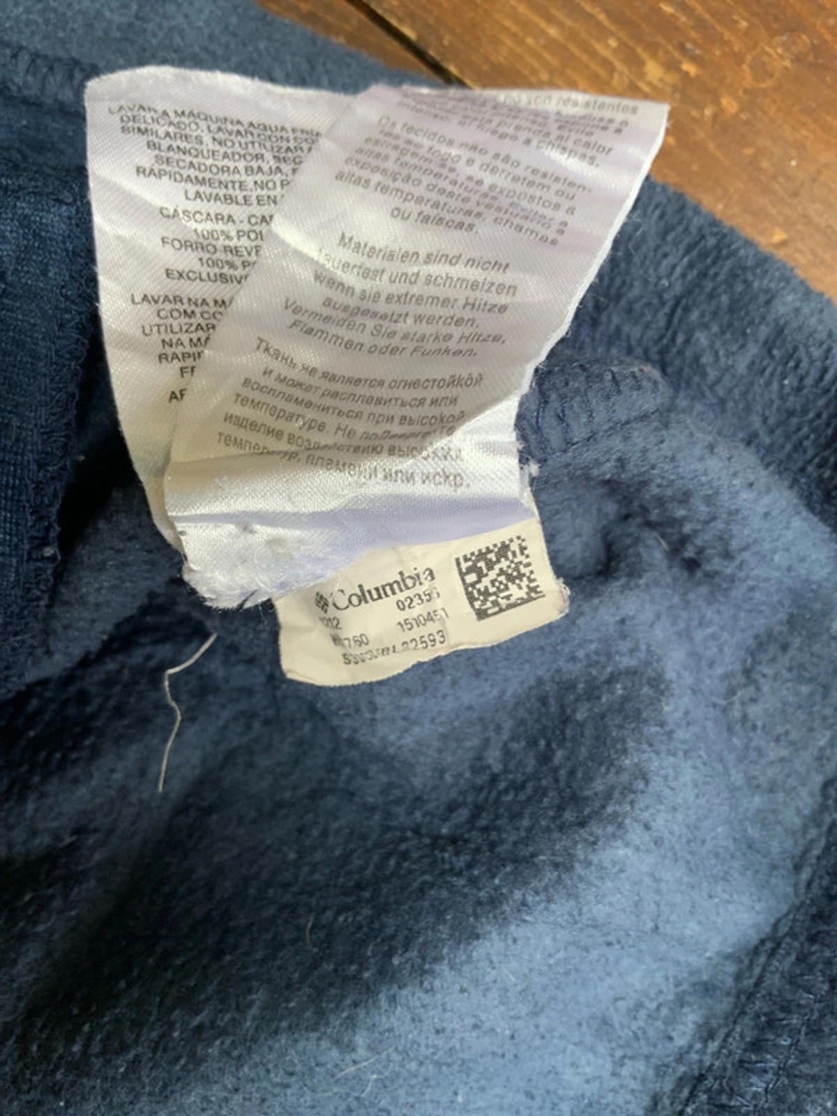 Columbia fleece junior large