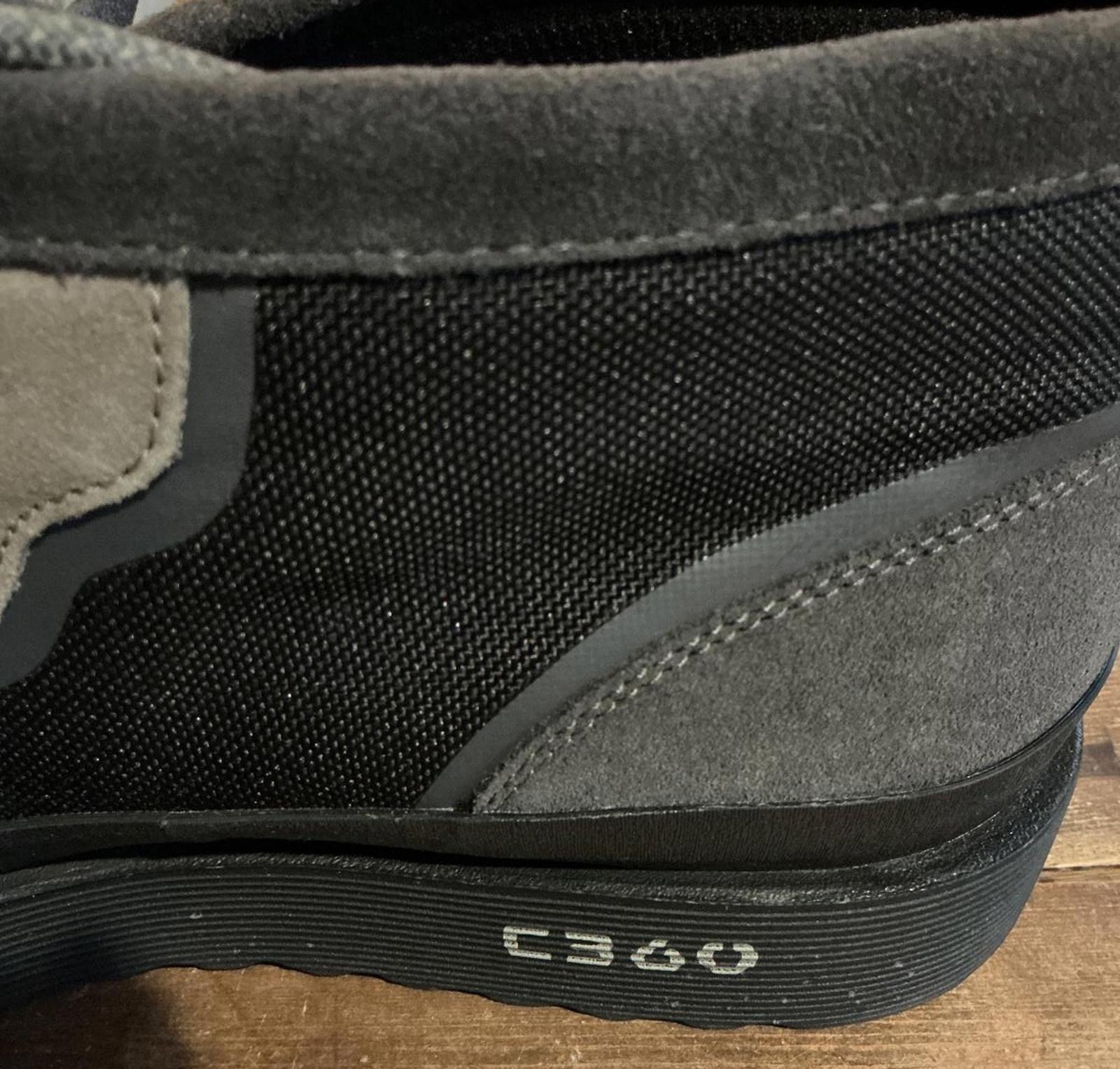 Clarks C360 Gore-Tex Black and Grey Suede Shoes Size 9