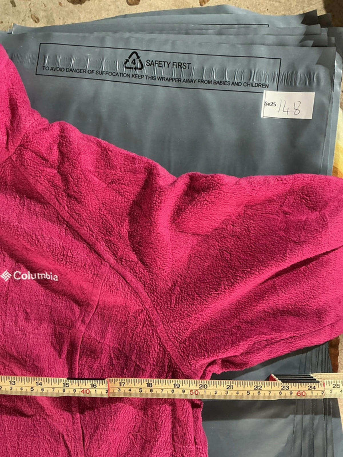 Columbia Pink Fleece Jacket Size L