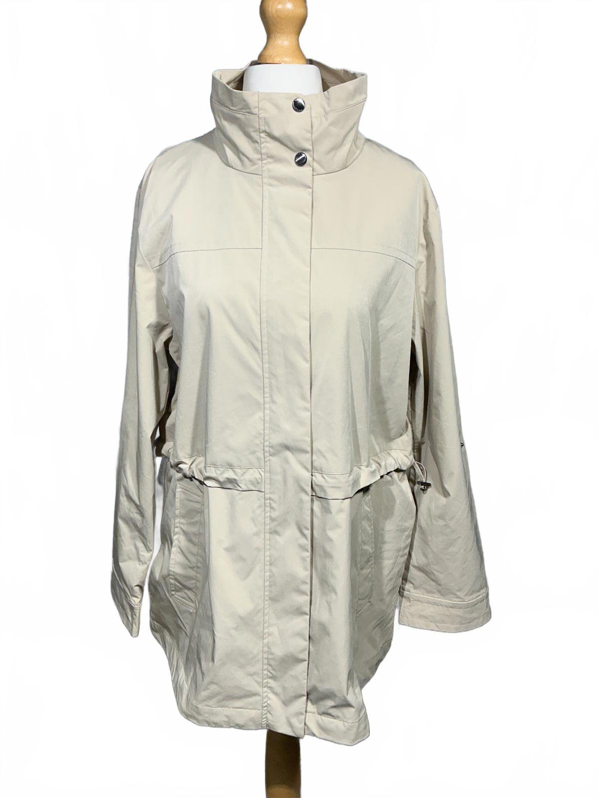 Geox Claudin Beige Women's Utility Jacket Size 14