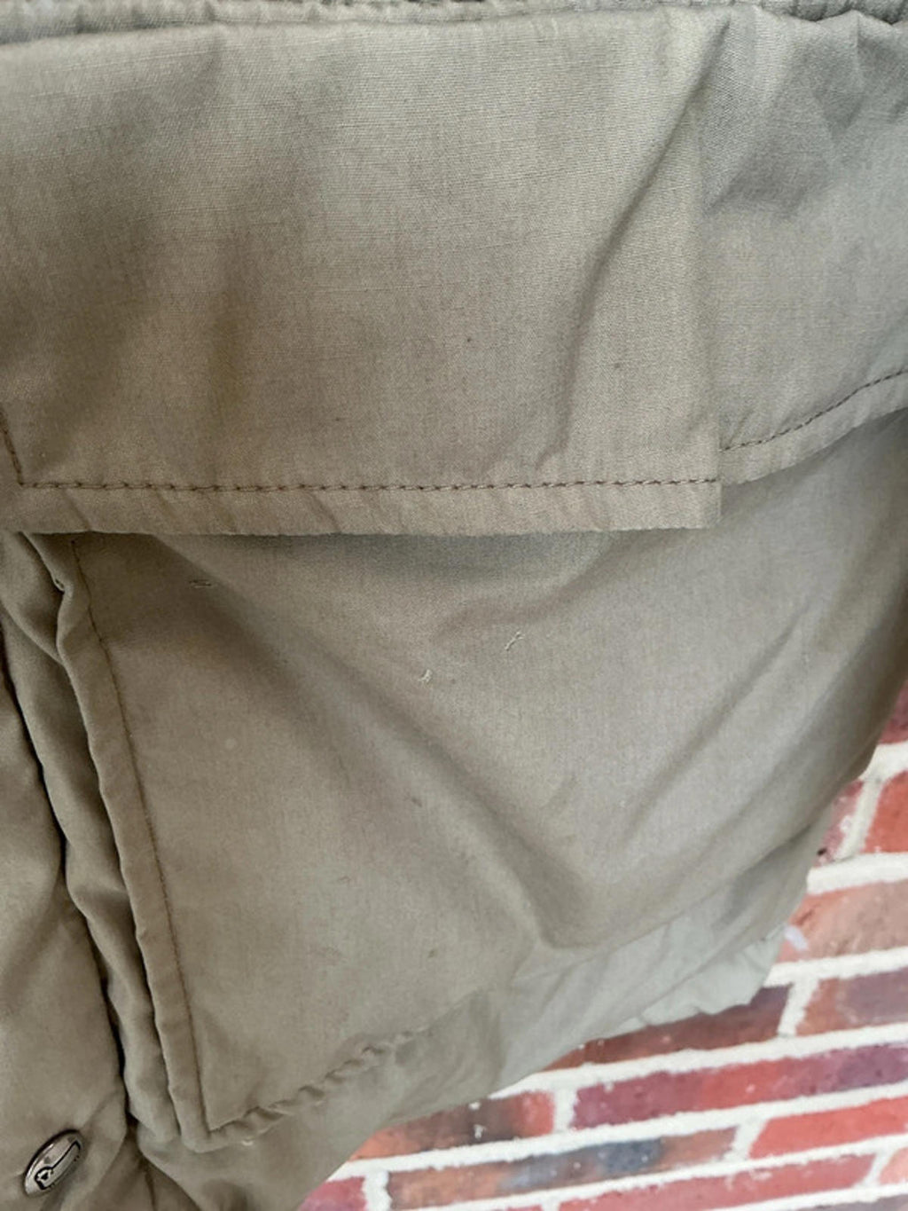 Woolrich Men's Tan Winter Jacket Size S Warm Insulated Coat Outdoor