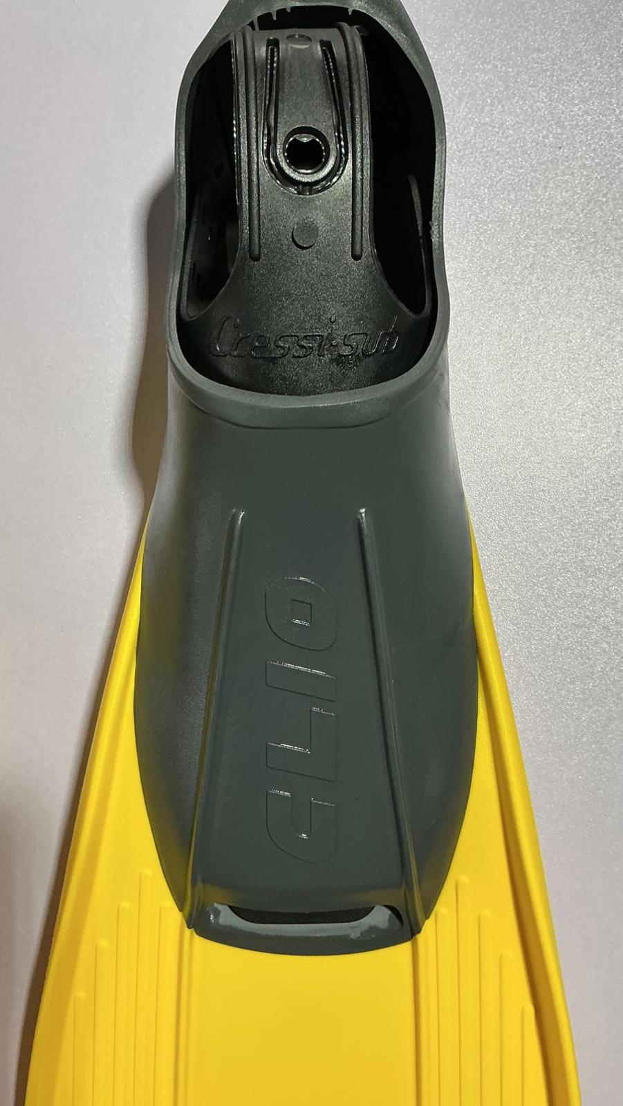 Cressi Yellow Diving Fins Size 41-42 (7-8)