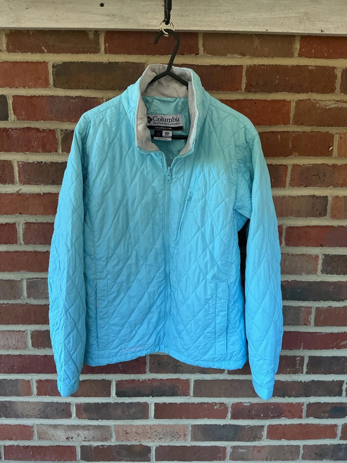 Columbia Women's 3in1 Light Blue Waterproof Jacket and Lightweight Padded jacket