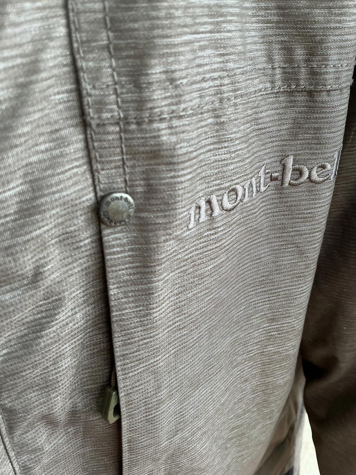 Mont bell Insulated Men's Hooded Down Parka Jacket in Gray
