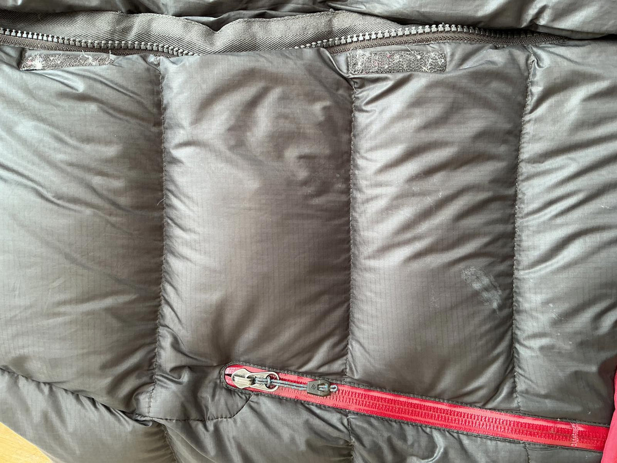 Columbia Men's Puffer Vest Two-Tone Red Gray Large Very Good Condition