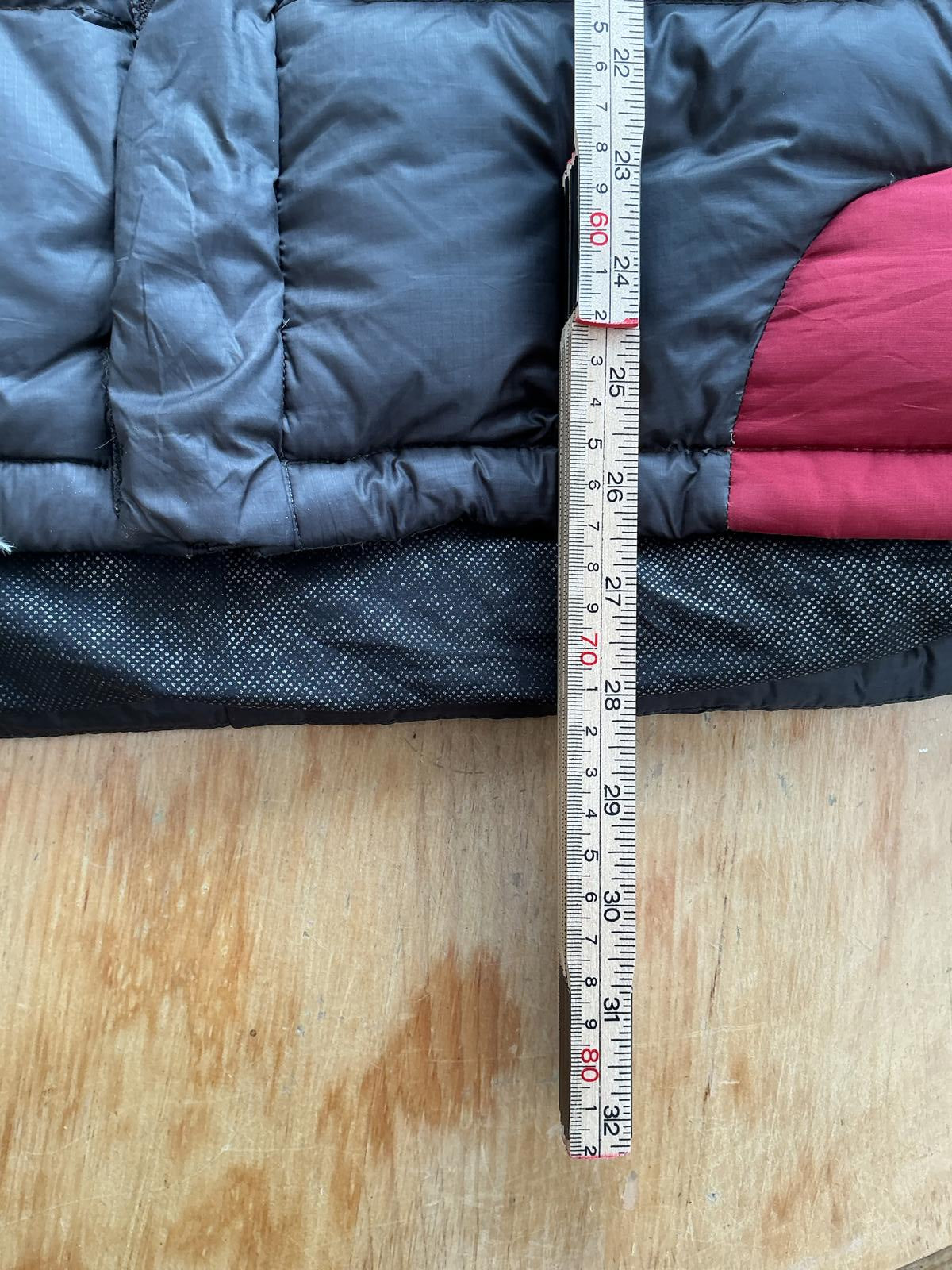 Columbia Men's Puffer Vest Two-Tone Red Gray Large Very Good Condition