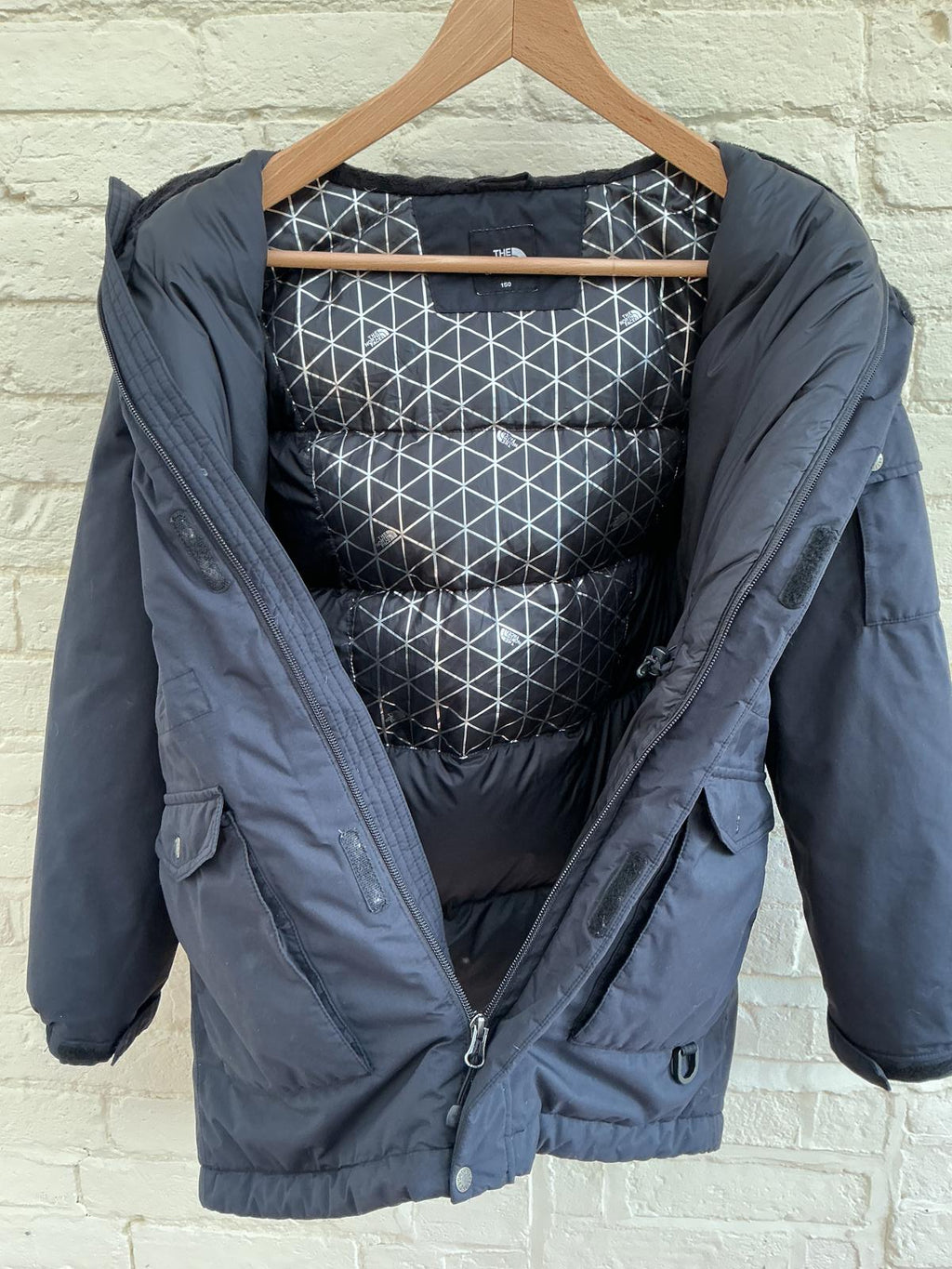 The North Face Black Winter Coat with Hood