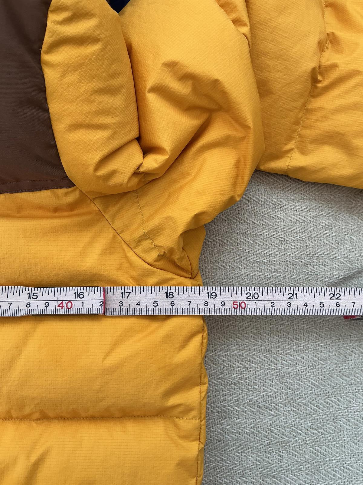 The North Face Women's Puffer Jacket Insulated Hood Yellow Brown Very Good