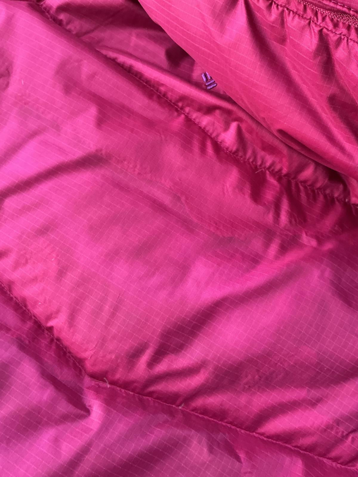 Columbia Women's Insulated Puffer Jacket Omni-Heat Large Pink Gray Very Good