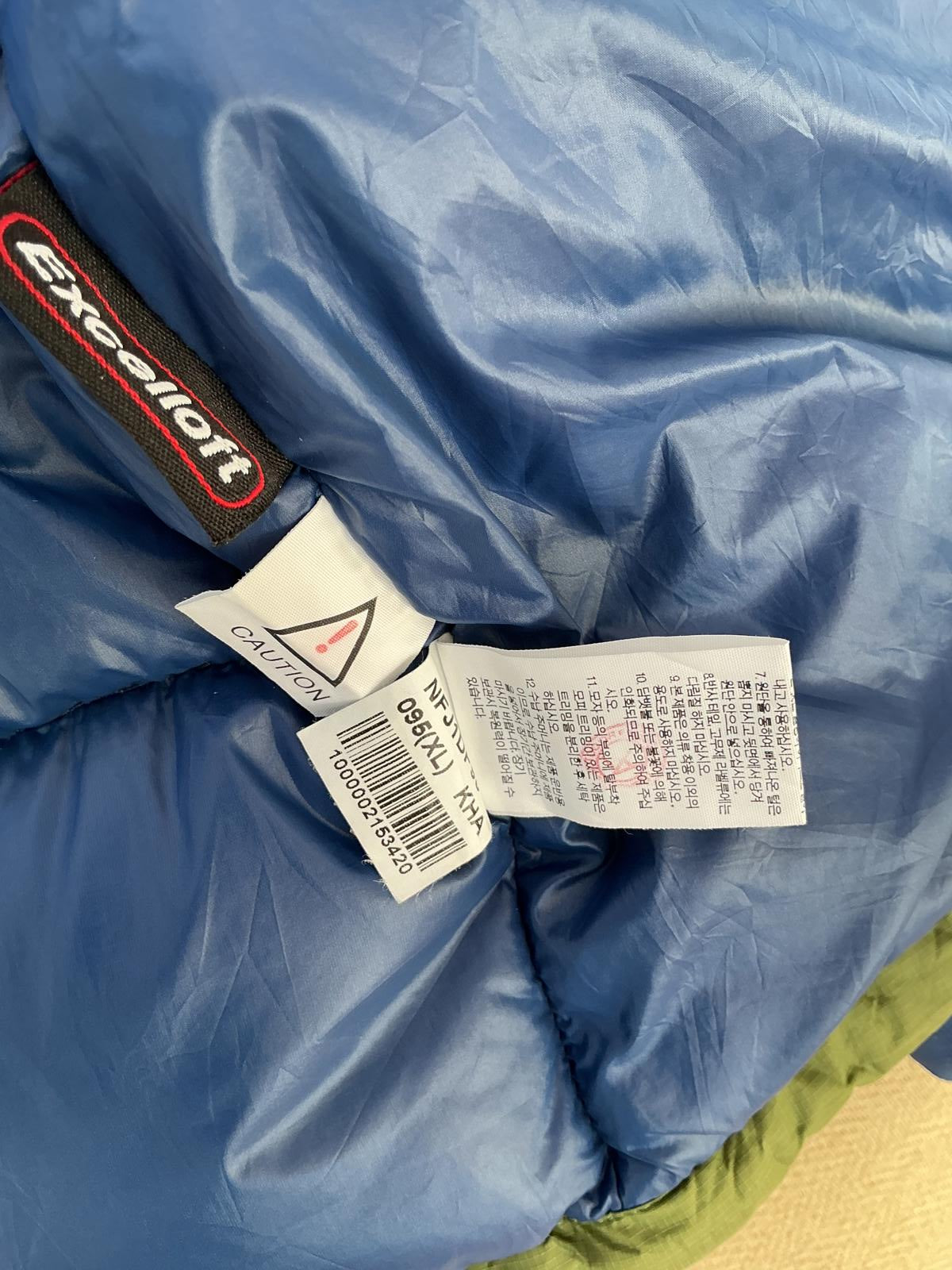 The North Face Women's Puffer Jacket Hooded Insulated Blue Green Very Good