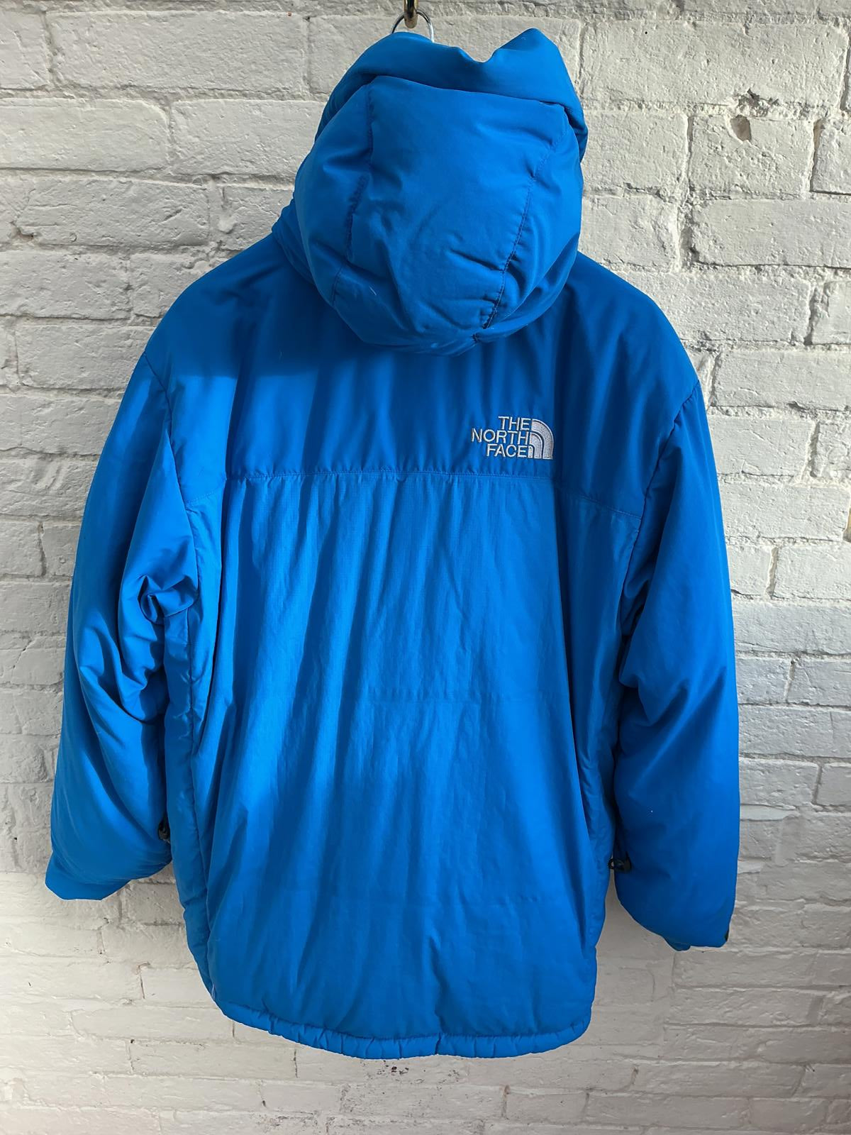 The North Face Blue 700 Fill Down Insulated Hooded Jacket