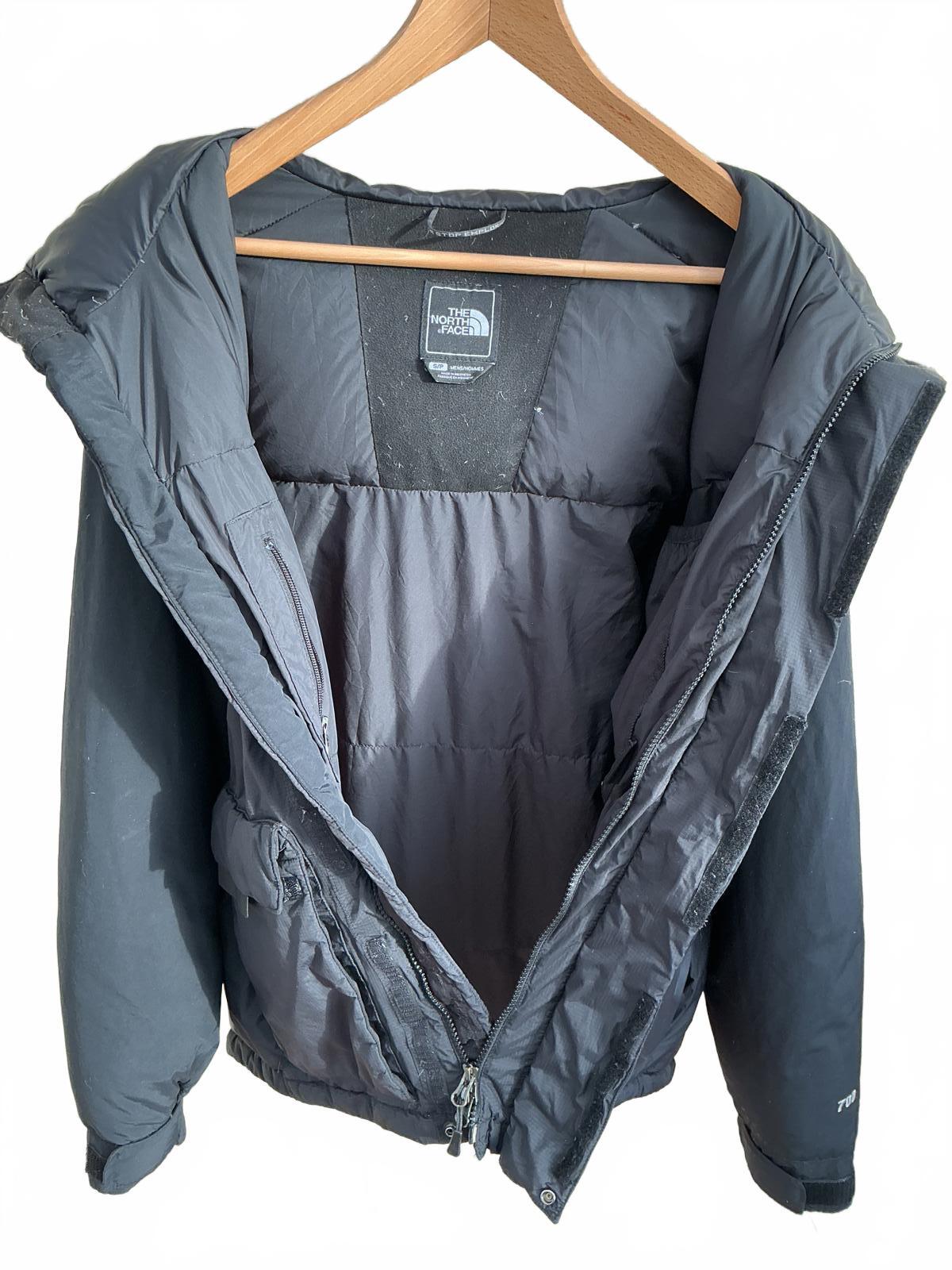 The North Face Men's Puffer Jacket High Collar Multiple Pockets Small Black