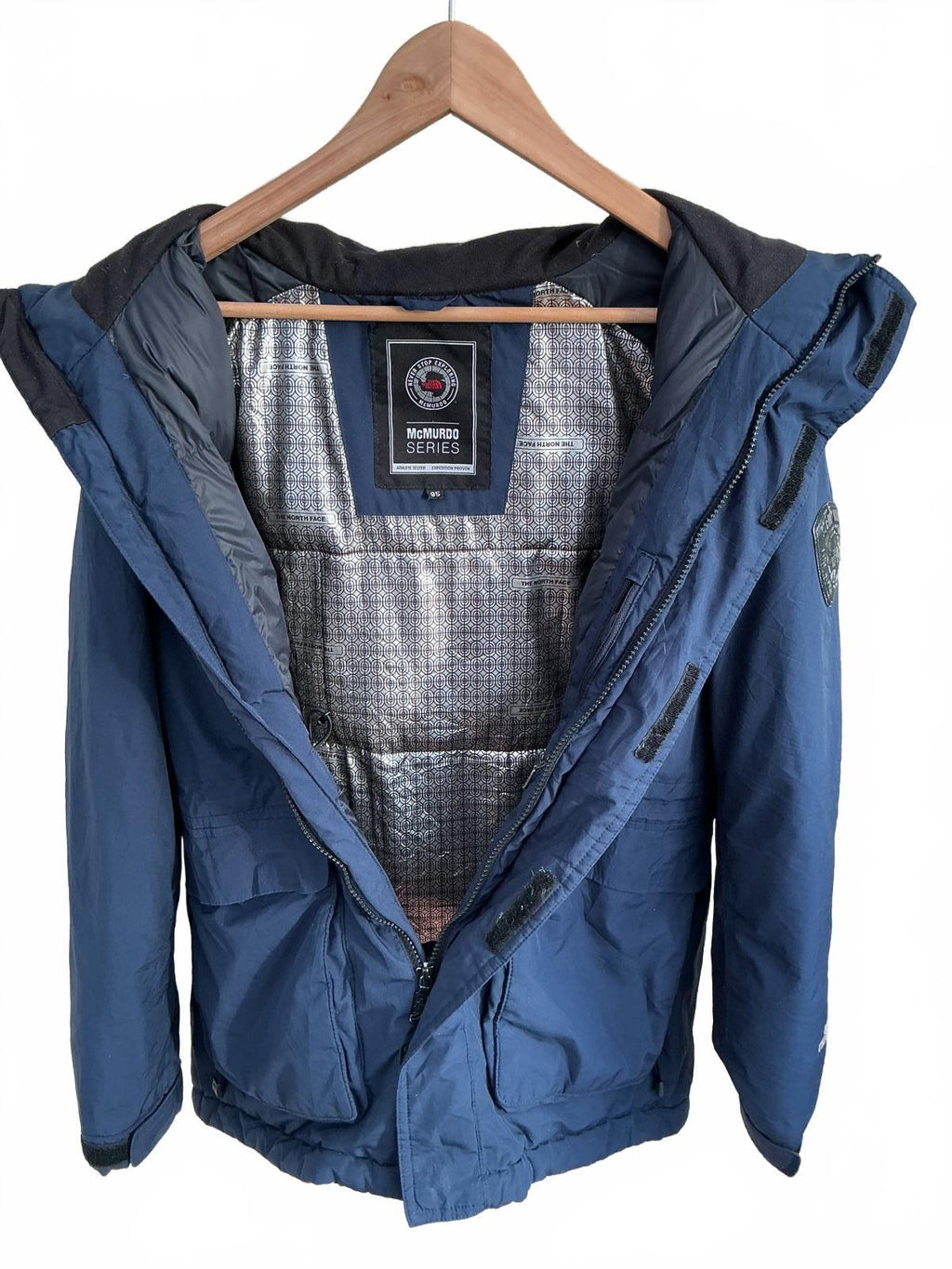 The North Face Men's Hiking Jacket Gore Thermium Navy Very Good