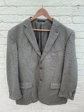 Men's Grey Checked Blazer