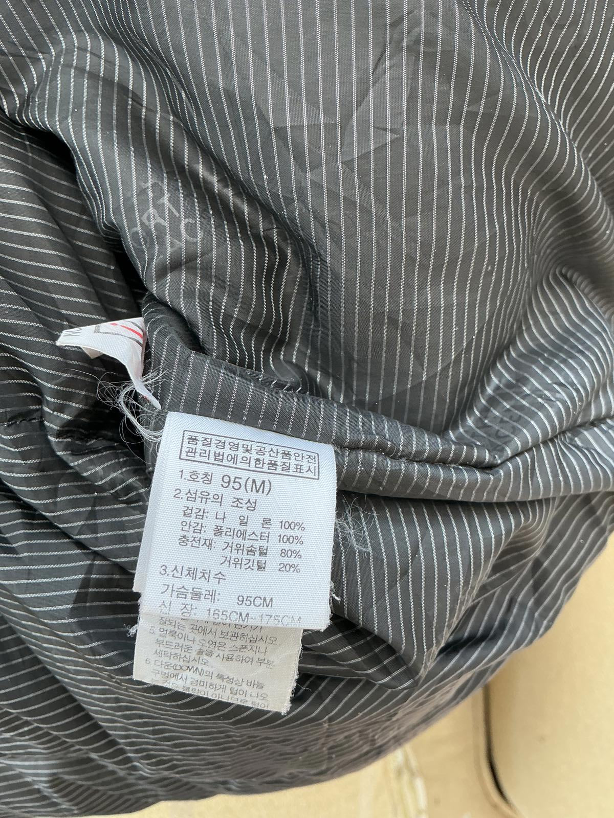 The North Face Men's Puffer Jacket Hooded Zip Pockets Size M Blue VeryGood