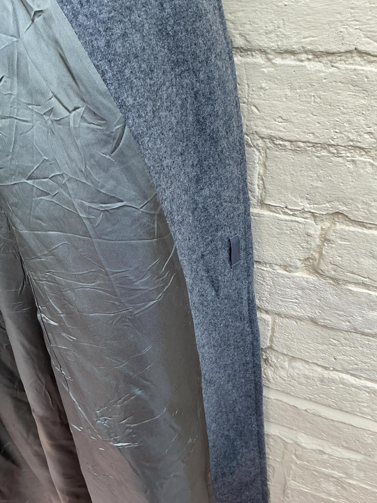 Pendleton Grey Wool Long Coat Women's Outerwear