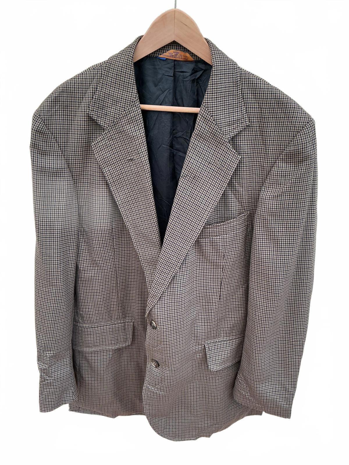 Men's Classic Checkered Blazer