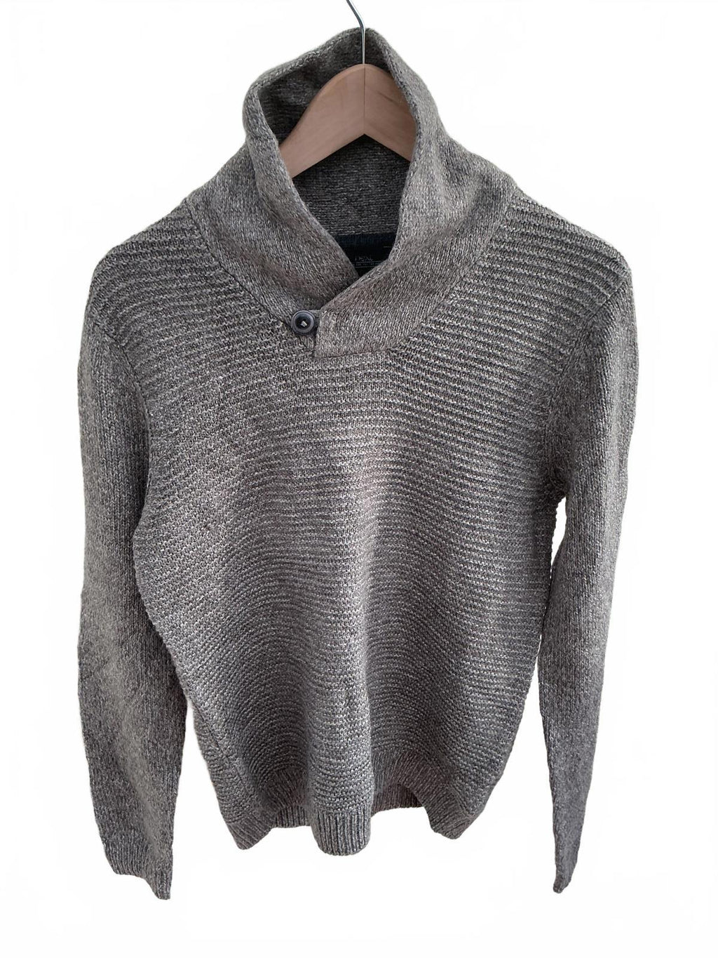 Next Men's Grey Turtleneck Sweater Medium