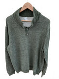GAP Men's Green Shawl Collar Henley Sweater