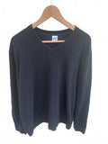 GAP Men's Black V-Neck Sweater XL