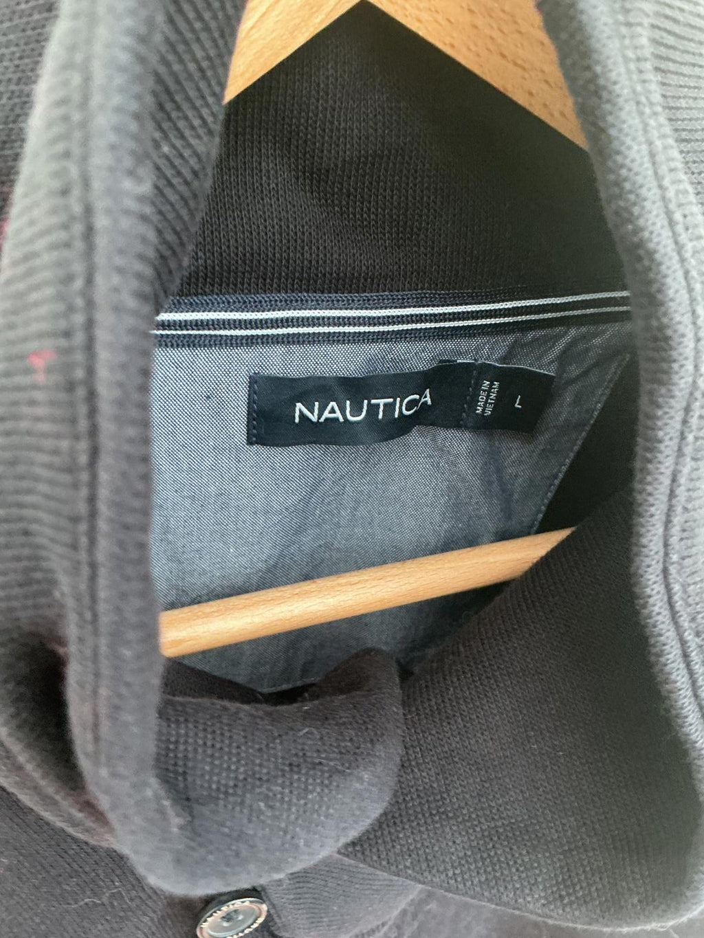 Nautica Men's Black Cowl Neck Sweater Size L