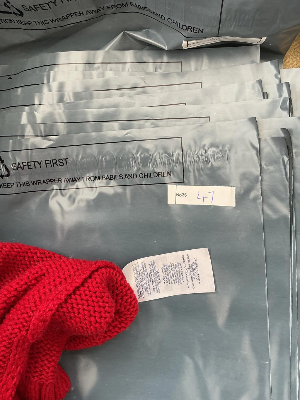 Chaps Red Knit Women's Sweater Size L