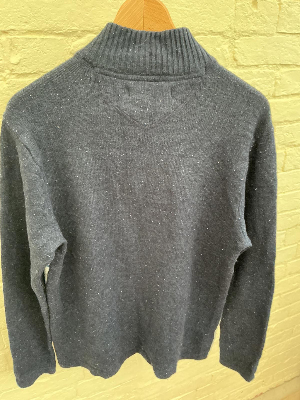 Eddie Bauer Men's Half-Zip Striped Sweater Size Small