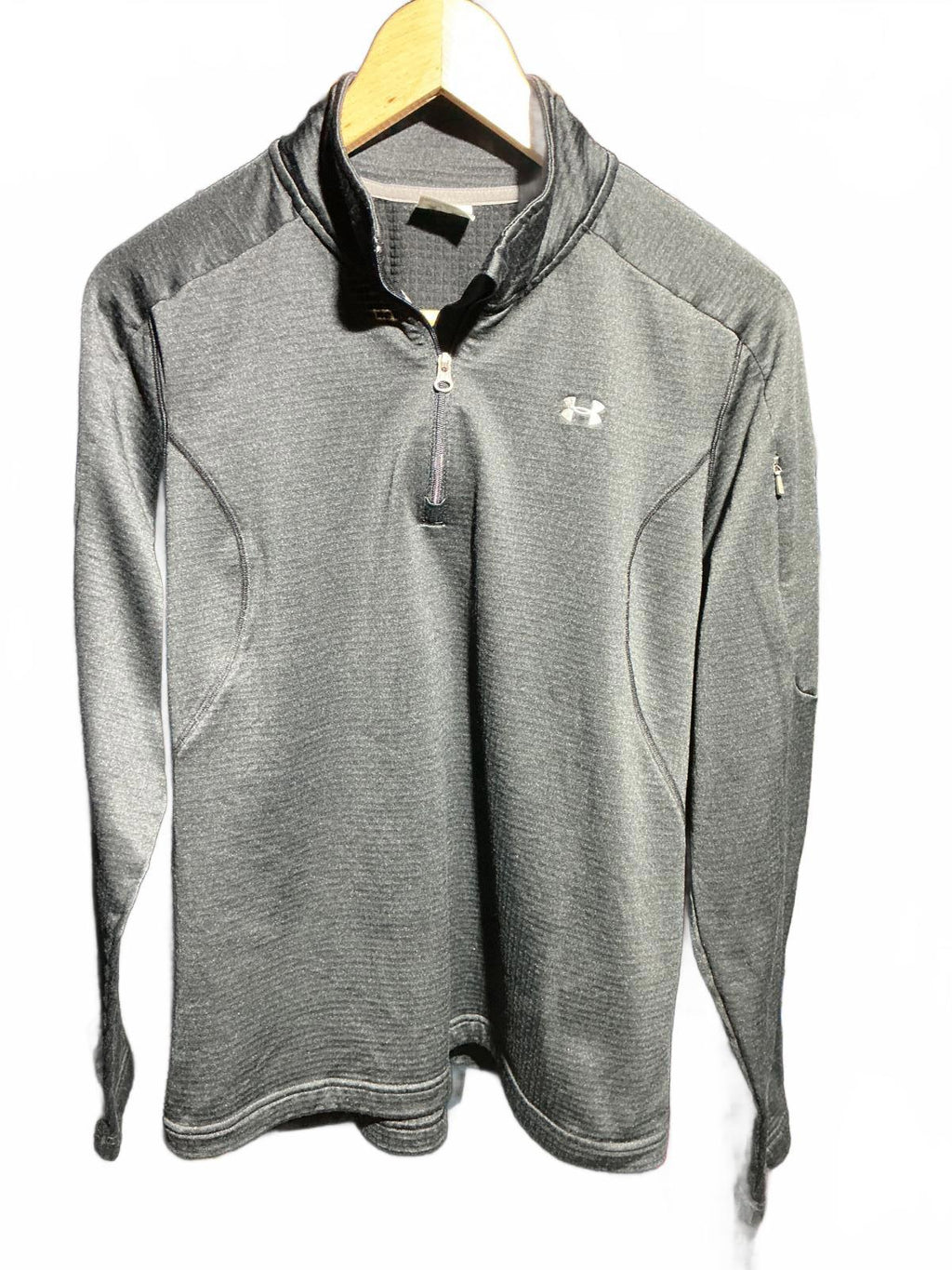 Under Armour Long Sleeve Activewear Top Grey Large