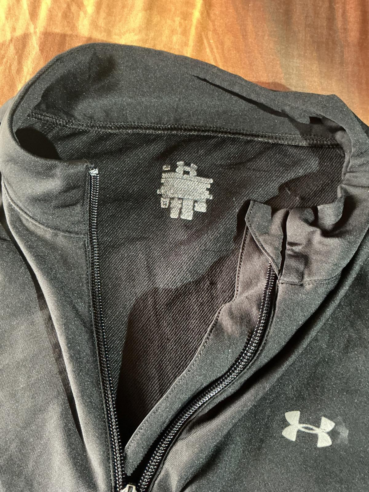 Under Armour Black Quarter Zip Activewear Jacket