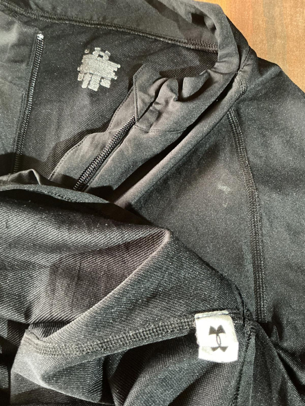 Under Armour Black Quarter Zip Activewear Jacket
