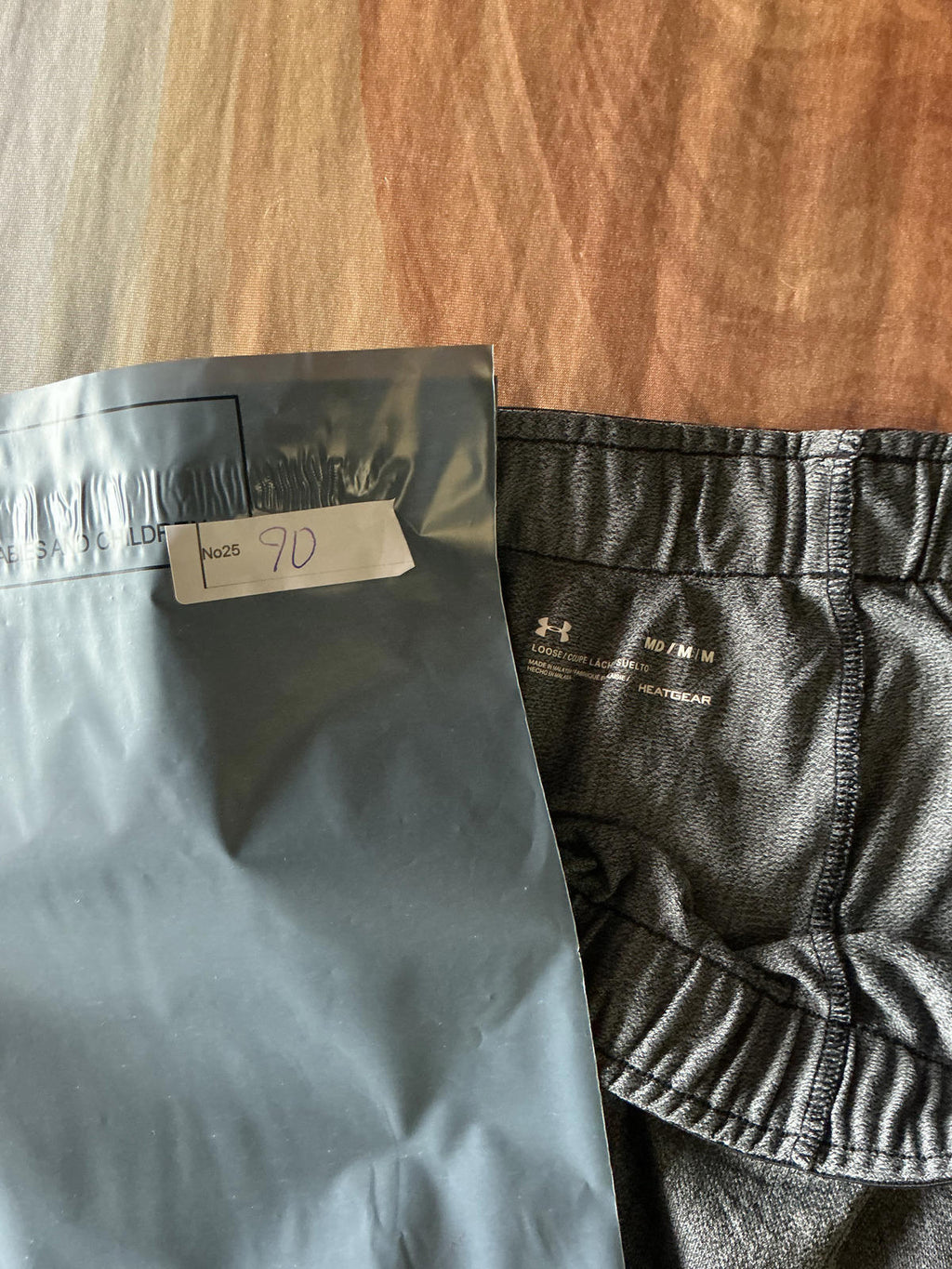 Under Armour Women's Grey Activewear Shorts with Branded Waistband